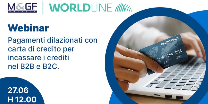 image Webinar: Pagamenti dilazionati con carta di credito per incassare i crediti nel B2B e B2C