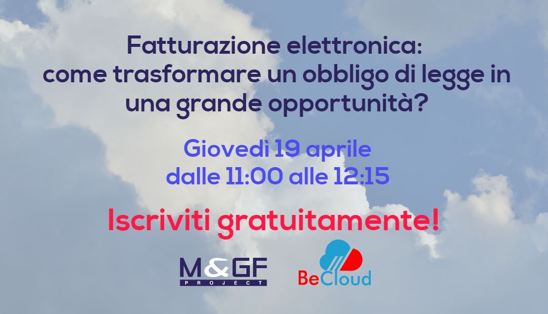 Webinar Fatturazione elettronica
